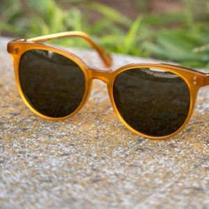 RAEN Honey/Bottle Green "Norie" Sunglasses